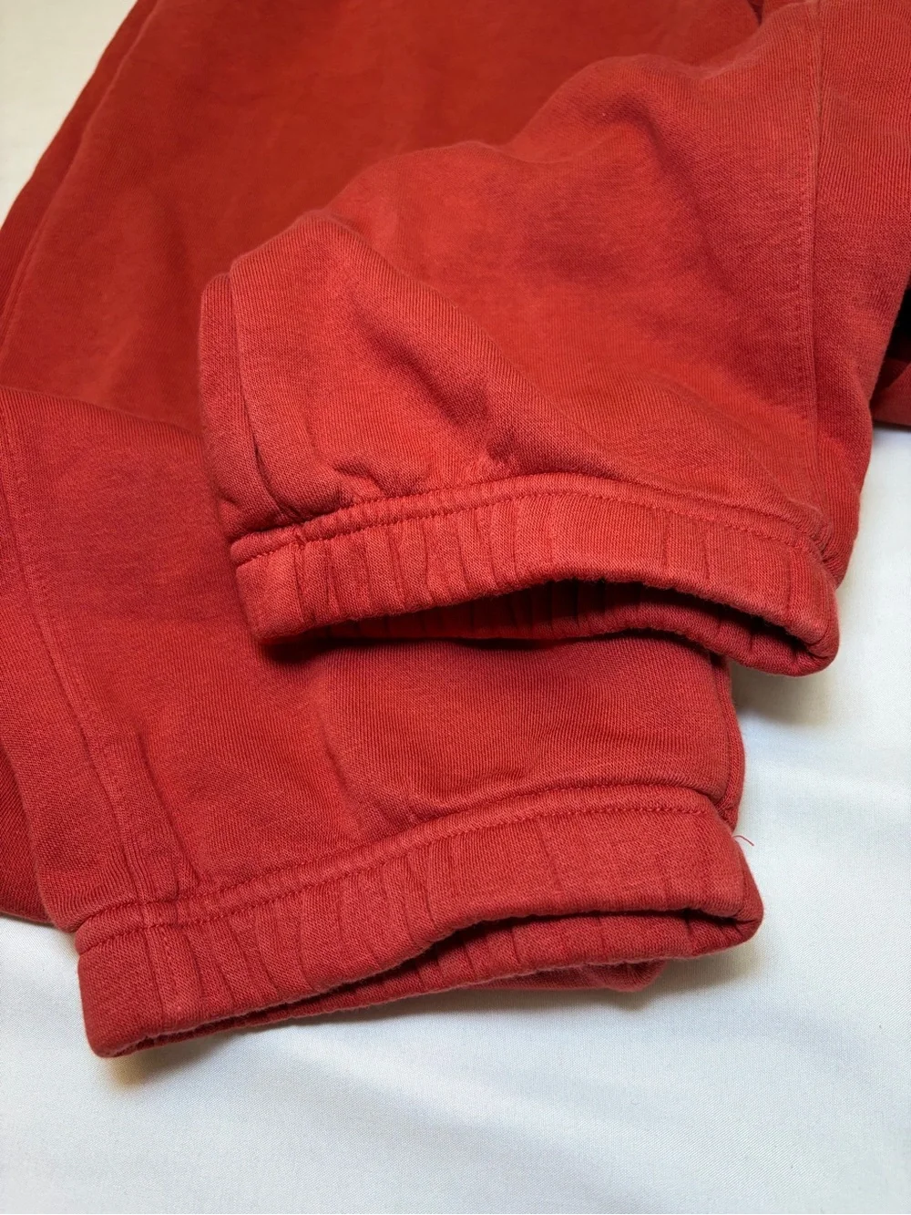 Jordan Jumpman Fleece Jogger Sweatpants Workout Lounge Men Large Rust Red Orange